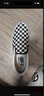 VANS范斯官方 Slip-On黑白棋盤格一腳蹬職業(yè)滑板鞋低幫 黑色  37 曬單實(shí)拍圖