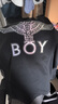 BOY LONDON夏男女同款背心漸變珠光閃粉logo無袖T恤N02003 灰色 M 曬單實拍圖