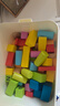 Hape(德國)兒童積木玩具進口山毛櫸80粒數(shù)字字母桶裝生日禮物E8402 曬單實拍圖