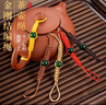 茶小邇紫砂壺繩子手工編織壺繩綁壺拴茶壺防摔繩西施壺蓋保護繩茶具配件 壺繩-混色5條（綠珠款） 曬單實拍圖