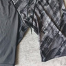 李寧（LI-NING）泳褲男印花及膝防尷尬五分溫泉游泳褲0051黑灰XL 曬單實(shí)拍圖