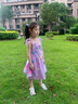 G.DUCKKIDS小黃鴨小馬寶莉公主裙女童連衣裙夏季獨(dú)角獸翅膀飛袖兒童吊帶裙子 粉色碧琪 120 建議5~6歲【110-120cm】cm 曬單實(shí)拍圖
