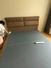 喜臨門皮藝雙人床頭層牛皮中古風(fēng)主次臥室真皮大婚床摩卡[床架] 中古咖+白騎士plus床墊 1.8*2米 曬單實(shí)拍圖