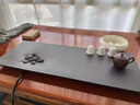 薈云軒天然烏金石茶盤(pán)家用辦公茶臺(tái)簡(jiǎn)約整塊原石石盤(pán)茶托盤(pán)茶具托禮盒裝 60*30*3CM 曬單實(shí)拍圖