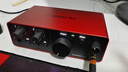 Focusrite?？怂固豐carlett聲卡4代SOLO/2i2/4i4/專業(yè)音頻直播播客錄音 Scarlett Solo 四代標(biāo)配 曬單實(shí)拍圖
