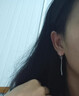 BJYLS999純銀水滴耳線(xiàn)女足銀耳釘氣質(zhì)長(cháng)款耳環(huán)新款時(shí)尚流蘇耳墜養耳洞 通體s999足銀水滴耳線(xiàn) 曬單實(shí)拍圖