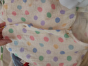 G.duck新款兒童薄款雙層純棉紗布睡衣夏季寶寶家居服男女童長(cháng)袖春秋套裝 新紗布套裝-圓點(diǎn) 80 cm 曬單實(shí)拍圖