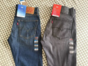 Levi's李維斯冬暖系列男士551Z直筒寬松休閑懷舊復古保暖牛仔褲 黑色 32 (32) 曬單實拍圖