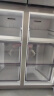 新飛（frestec）60cm超薄零嵌入式445L十字對開門家用電冰箱一級變頻底部散熱全空間除菌平嵌無霜BCD-445WKQ8AT 445升灰【全空間除菌】母嬰冰箱 曬單實拍圖