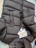 保姆鵝  兒童羽絨服寶寶中長款護(hù)臉加厚鴨絨外套防風(fēng)保暖童裝冬裝 炭黑 150 曬單實(shí)拍圖