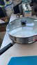 雙立人（ZWILLING）有鈦0氟涂層炒鍋外壁抗黃不銹鋼炒菜鍋免開(kāi)鍋SILVER銀光鈦 銀光鈦炒鍋+蒸籠 30cm 曬單實(shí)拍圖