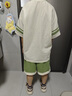 班尼路童裝男童套裝夏季薄款上衣兒童撞色短褲運動(dòng)風(fēng)POLO領(lǐng)男孩潮酷夏裝 米拼藏藍BNL想要足球X 140 【推薦體重56-68斤】 曬單實(shí)拍圖