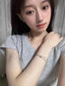 戚小米星星雙層手鏈女生輕奢小眾精致女士高級520情人節(jié)生日禮物送女友 星星雙層手鏈【精美禮盒】 曬單實拍圖
