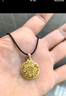 金至尊（3DG Jewellery）許凱同款黃金吊墜八寶羅盤999足金掛墜不含項(xiàng)鏈生日禮物計(jì)價(jià) 總重9.10克（金重7.05克）-古法款 曬單實(shí)拍圖