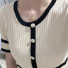 領(lǐng)花項(xiàng)鏈送女友飾品異地戀首飾軍嫂軍戀吊墜五角星禮品情侶禮物 A款項(xiàng)鏈送禮盒 曬單實(shí)拍圖