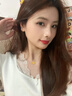 六桂福珠寶 LIU GUI FU JEWELRY黃金項鏈女2025新款足金蓮花純金吊墜1g七夕情人節禮物送老婆女友 足金吊墜金重0.97g+送銀鏈子 曬單實(shí)拍圖