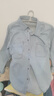 真維斯（Jeanswest）牛仔襯衫男長(cháng)袖春秋季新款美式潮牌純棉襯衣高級感男士外套 淺藍 XL 曬單實(shí)拍圖