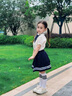 G.DUCKKIDS幼兒園園服夏裝英倫學(xué)院風(fēng)兒童校服套裝小學(xué)生班服夏季畢業(yè)照服裝 男童套裝+勛章領(lǐng)結(jié) 130 建議身高120-130cm年齡7-8歲 曬單實拍圖