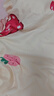 雅鹿ins床上四件套純棉100純棉床單被套全棉加厚卡通少女風(fēng)床品家用 橙橙兔（親膚裸睡） 1.2床單三件套-被套150×200 曬單實拍圖