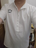 大嘴猴（paul frank）棉麻短袖T恤男夏季薄款polo翻領(lǐng)衫新款百搭寬松休閑五分袖上衣服 210白色【官方正品】 3XL【建議155-170斤】 曬單實(shí)拍圖