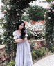蕓蕁裙子女夏季2025新款溫柔風(fēng)茶歇法式泡泡袖紫色收腰長裙氣質(zhì)感蕾絲 紫色 XL 曬單實拍圖