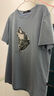 七匹狼（SEPTWOLVES）短袖T恤男夏季圓領(lǐng)字母LOGO刺繡打底衫男裝潮流休閑涼感男裝上衣 701(卡其) 2XL (180) 曬單實(shí)拍圖