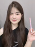gracebabi立體雙效刀鋒眉筆染眉膏防水防汗不易脫色暈染持久  自然棕單支 曬單實(shí)拍圖