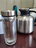 密小米德國技術(shù)雙層鋼化玻璃杯微保溫水杯茶水分離男士2025防摔耐高溫大 【加厚鵝蛋款】鋼本色 280ml 曬單實(shí)拍圖