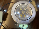 led射燈天花燈7w12w18w24瓦開孔9公分珠寶服裝店嵌入式吊頂牛眼燈 7W+正白光 曬單實(shí)拍圖