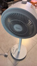 美的（Midea）【暴風循環(huán)】空氣循環(huán)扇大風量搖頭電風扇家用臺式落地扇輕音臥室節(jié)能小風扇柔風輕羽扇 FGA24TQ 曬單實拍圖