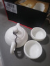 蘇氏陶瓷（SUSHI CERAMICS）茶具套裝德化白瓷一壺兩杯功夫茶杯禮盒裝J0337-1 曬單實拍圖