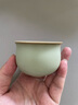 周澤堂 粉青汝窯茶杯 景德鎮(zhèn)陶瓷主人杯高檔男士個人泡茶專用教師節(jié)禮物 圓融杯85ml 曬單實拍圖