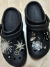 卡駱馳（crocs）貝拉Clog涼鞋女鞋厚底洞洞鞋戶外涼拖拖鞋 210062-001 M6W8 曬單實拍圖