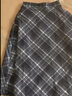 妙奕嘉格子毛呢裙子半身裙冬季女裝新款冬裙長(cháng)裙學(xué)院風(fēng)半裙a字洋氣百搭 學(xué)院風(fēng)毛呢格子傘裙【藍色】 常規 L 【建議110-125斤】 曬單實(shí)拍圖