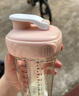 HEGEN海格恩喝水杯3-6歲330ml兒童PPSU一體化多功能直上學杯原裝進口粉 曬單實拍圖