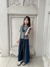 乖妮貓（GUAINIMAO）女童夏裝2025新款小寶寶中大童韓版洋氣兒童裝百搭潮休閑女孩夏季 深灰色兩件套 160 碼 曬單實(shí)拍圖