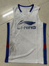 李寧（LI-NING）童裝兒童比賽套裝男小大童籃球無袖背心短褲專業(yè)套裝140YATV093-2 曬單實拍圖