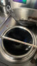 凹面電磁爐專用鍋商用不銹鋼炒菜鍋5060cm酒店電磁灶燃氣通用炒鍋 【適40微晶面板】不銹鋼 50cm 曬單實拍圖