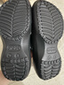 卡駱馳（crocs）經(jīng)典云朵Clog女沙灘洞洞鞋涼拖鞋206750 206750-001  38  曬單實(shí)拍圖