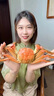 【活蟹】陽澄沁沁大閘蟹 鮮活大湖螃蟹全母蟹 海鮮水產(chǎn)生鮮禮盒裝 【八只裝】全母蟹2.8-3.1兩 曬單實拍圖
