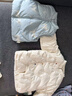 white wheat女童2024冬季新款三防立領(lǐng)馬甲男孩冬裝拉鏈白鴨絨坎肩 藍色 90 曬單實(shí)拍圖