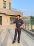 UHX夏季防靜電工作服男定制短袖勞保服套裝耐磨薄款長(cháng)袖上衣高級工裝 【進(jìn)口絲倍酷】-短袖套裝/藏藍色 XL (175) （建議140-160斤） 曬單實(shí)拍圖