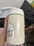 USER JOY新款小狗保溫杯子高顏值316不銹鋼吸管杯夏季保冷冰霸杯可愛學(xué)生 白色小學(xué)霸雙飲保溫杯500ML 單杯+送隔熱杯套 曬單實拍圖