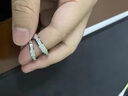 炙真銀樓S999純銀對(duì)戒輕奢小眾設(shè)計(jì)情侶戒指一對(duì)款開(kāi)口結(jié)婚戒紀(jì)念生日禮物 【星河】情侶對(duì)戒 曬單實(shí)拍圖