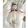 G·DUCK KIDS小黃鴨新款嬰兒吊帶衣服夏季薄款包屁衣女寶寶連體衣新生兒超萌可 米白色(兔子吊帶)連體衣 80碼適合15-20斤寶寶穿 曬單實拍圖