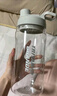樂扣樂扣塑料杯頓噸桶帶茶隔水杯大容量健身戶外運(yùn)動(dòng)水壺帶刻度便攜 灰白色- 1.5L 曬單實(shí)拍圖