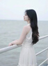 與欣掛脖裙子女夏季2025新款法式連衣裙夏天海邊度假氣質(zhì)收腰顯瘦長(zhǎng)裙 淺白杏色 均碼 【可備注碼數(shù)】 曬單實(shí)拍圖