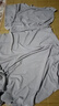 冰絲睡衣男士夏季家居服套裝莫代爾無(wú)痕圓領(lǐng)薄款短袖男t恤 灰色【短袖+短褲】 L 【建議90-120斤】 曬單實(shí)拍圖