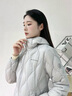 波司登（BOSIDENG）25新款90鵝絨輕薄羽絨服女短款菱格紋連帽保暖內(nèi)膽外套B250131028 巖石灰8088-格雷系 S 160/84A 100斤-110斤 曬單實(shí)拍圖