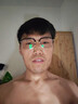 躍光眉線眼鏡框男感光變色近視眼鏡女防藍(lán)光輻射護(hù)眼眼睛架可配度數(shù) 黑銀框-變灰 1.56非球面變色(0-400度) 曬單實(shí)拍圖